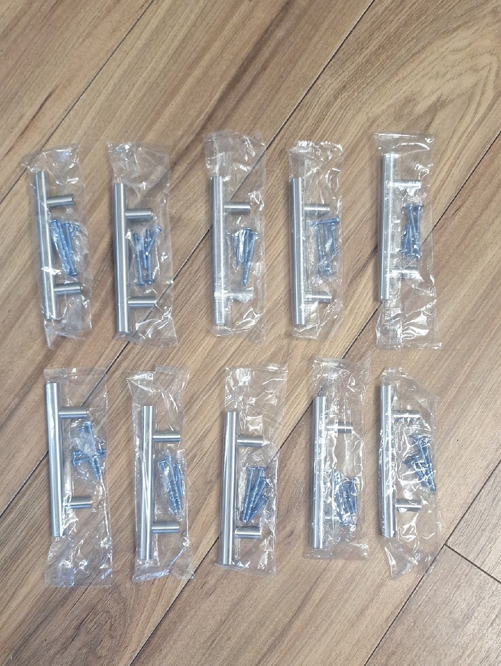 (10) 5" Stainless Steel Color Drawer Pulls